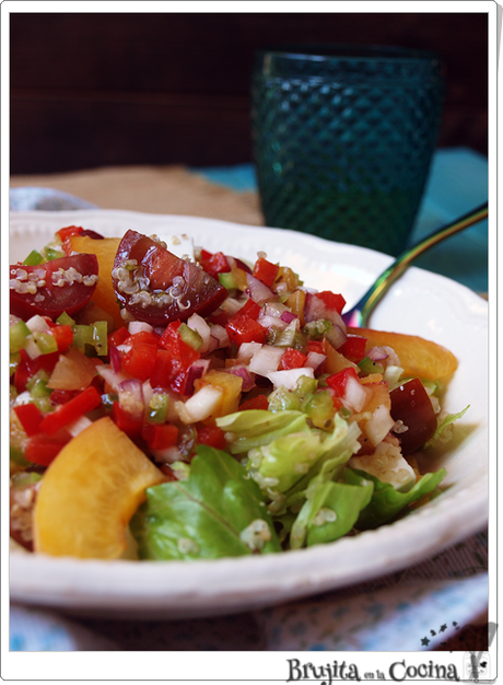 Ensalada quinoa con relish Ensalada quinoa con relish