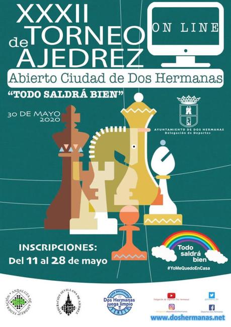 XXXII Torneo internacional de ajedrez Ciudad de Dos Hermanas online ‘Todo saldrá bien’