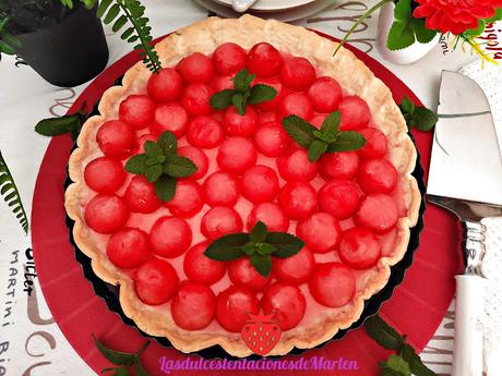 Tarta de Cuajada y Sandía Tarta de Cuajada y Sandía