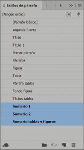 Cómo crear varios índices de tablas y figuras en InDesign en un mismo archivo Cómo crear varios índices de tablas y figuras en InDesign en un mismo archivo