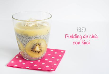 Pudding de chía con kiwi amarillo