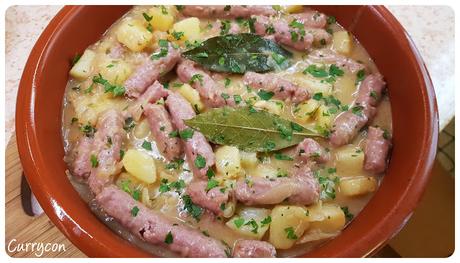 Salchichas al vino