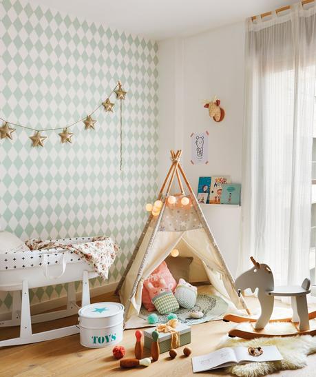 Cómo decorar con estrellas el dormitorio infantil