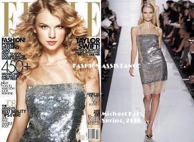 Analizamos su look: Taylor Swift en portada de Elle USA, Abril 2010