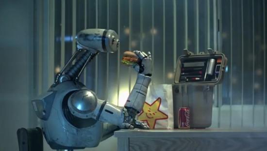 Spot de hamburguesas protagonizado por un robot