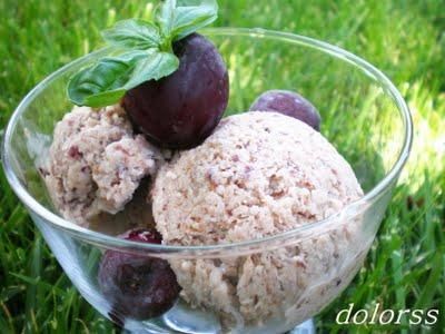 Helado de cerezas