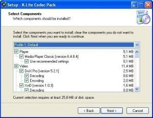 K-Lite Codec Pack