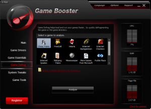 Optimizar los juegos para que funcionen mejor