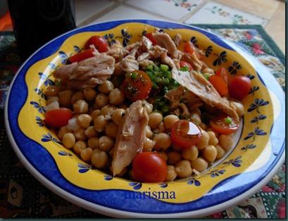 ensalada de garbanzos