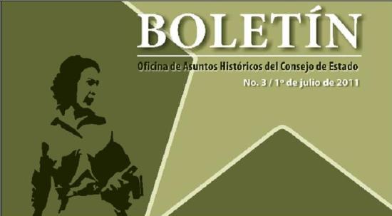 Boletín Informativo de la Oficina de Asuntos Históricos del Consejo de Estado No. 3