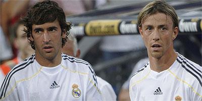Raúl y Guti, ex-capitanes del Real Madrid