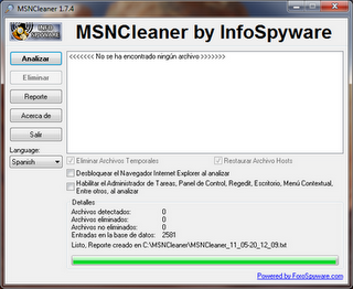 Descarga MSNCleaner 1.7.5