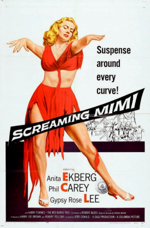 Bajo la influencia: Screaming Mimi, eróticas psicopatologías en clave de noir barato. Mucho pulp, más Anita Ekberg