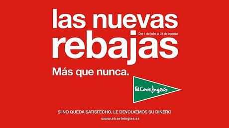 El Corte inglés ha iniciado  la campaña de Rebajas de Verano con más marcas y descuentos. Más que núnca ¡¡. (Video del spot ¡¡)