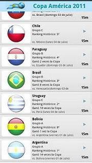La Copa América Argentina 2011 en tu Android