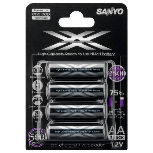 Sanyo  XX baterías recargables para los fotógrafos