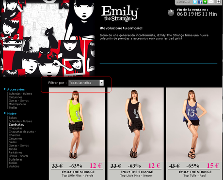 Tallas Tallas Nuevas funcionalidades en PO