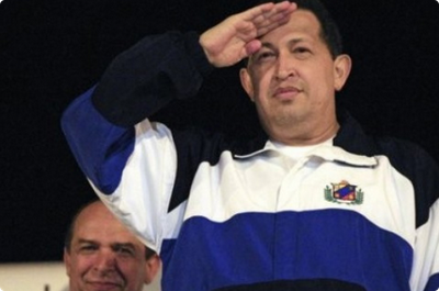 Hugo Chávez, con la alegría de Venezuela y al timón [+ video]