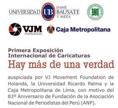 Exposición Internacional de Caricaturas,organiza Universidad Jaime Bausate y Meza