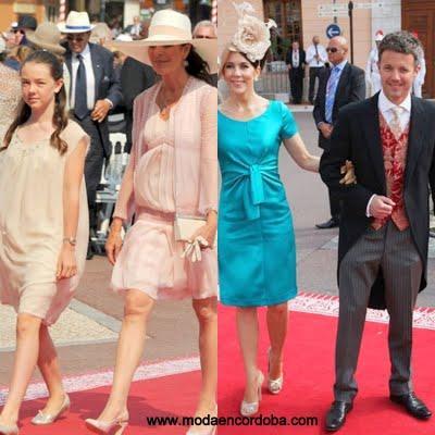 Moda y Tendencia 2011 en Bodas de la Realeza.Las invitadas al casamiento de Alberto de Monaco y Charlene Wittstock.