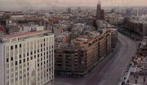 Madrid desde Torres blancas. Antonio López