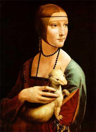 La Dama del Armiño. Leonardo Da Vinci