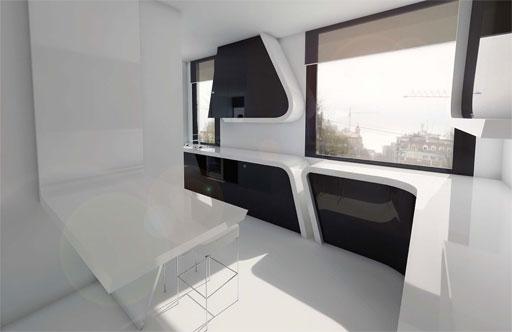 Interiorismo A-cero en un apartamento de Conde Orgaz, Madrid