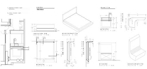 Interiorismo A-cero en un apartamento de Conde Orgaz, Madrid