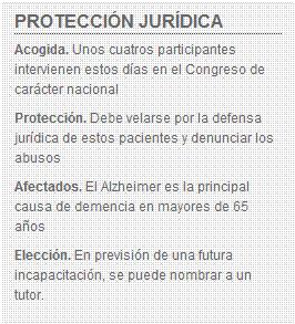 El Congreso de Demencias en Almería aborda las tutelas en quienes las padecen El Congreso de Demencias en Almería aborda las tutelas en quienes las padecen