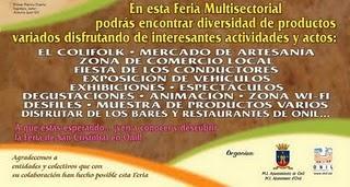 Onil. Fiesta y Feria de San Cristóbal 2011