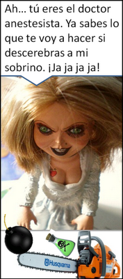Villanos en anestesiología (IV): La belicosa familiar del paciente