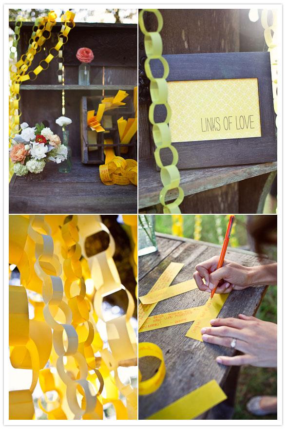 Detalles amarillos para una boda íntima en el campo