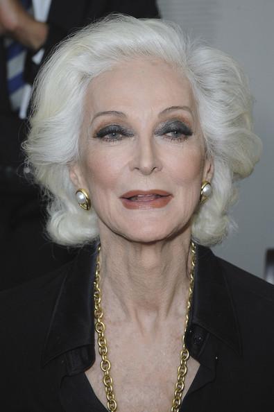 Carmen Dell'Orefice attends the Stephane Rolland Haute Couture Fall/Winter 2011/2012 show as part of Paris Fashion Week at Cite de l'Architecture et du Patrimoine on July 5, 2011 in Paris, France.