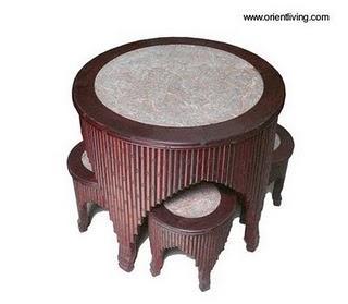 Muebles con mesadas de mármol