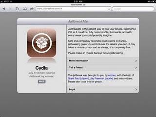 JailbreakMe para el iPad 2