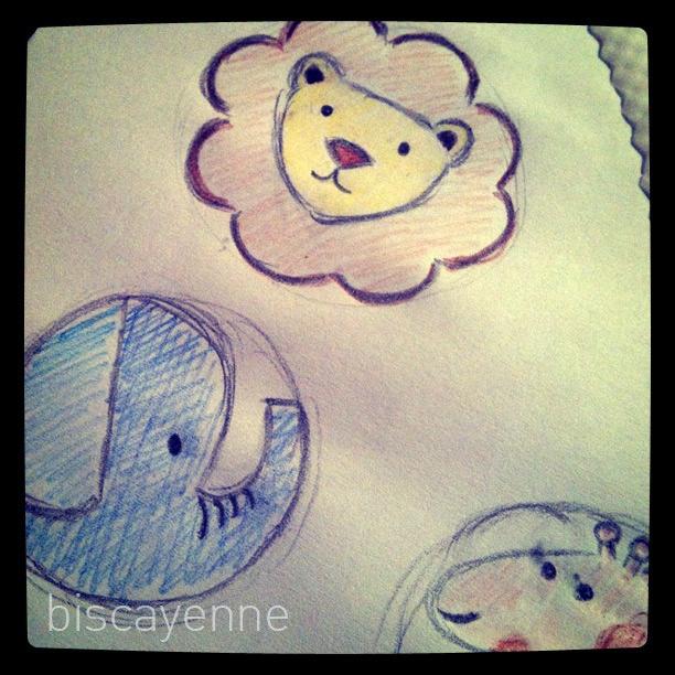 Transfers de glasa real o decoraciones hechas a pulso