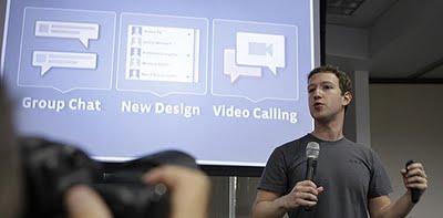 Facebook tiene videochat con Skype