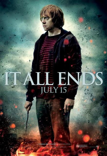 Remesa de pósters individuales y banner de 'Harry Potter y las Reliquias de la Muerte: Parte 2'