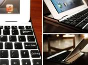 Caja aluminio teclado IPAD convierte MacBook
