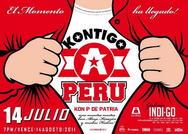 Kontigo Perú, Cherman expone en Galería Indigo