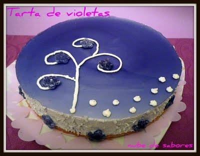 TARTA DE VIOLETAS