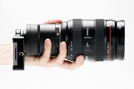 iPhone SLR permite conectar  lentes Nikon y Canon