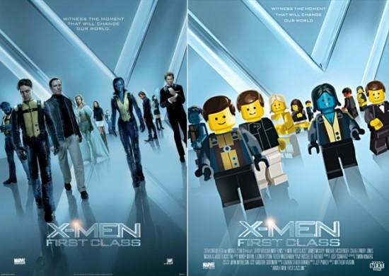 Posters de películas en Lego