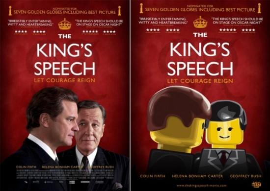 Posters de películas en Lego