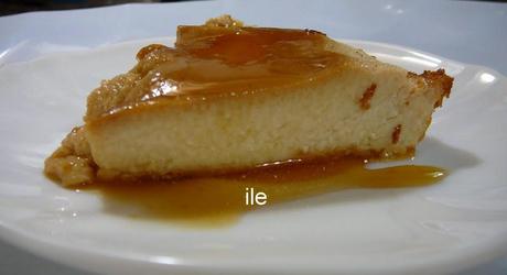 Flan con miel