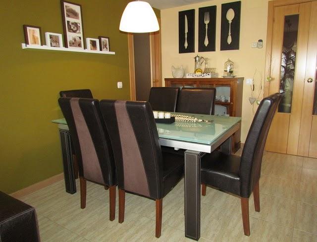 El cuadro de cocina hecho con una balda de Regina