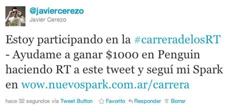 Carrera de los ReTweets