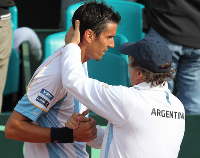 Copa Davis: Chela y Mónaco marcaron el 5-0 para Argentina