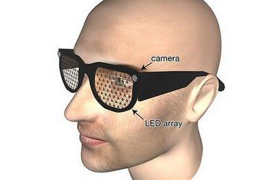 Gafas LED para personas con problemas de visión