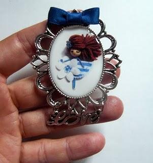 Broches de camafeos....